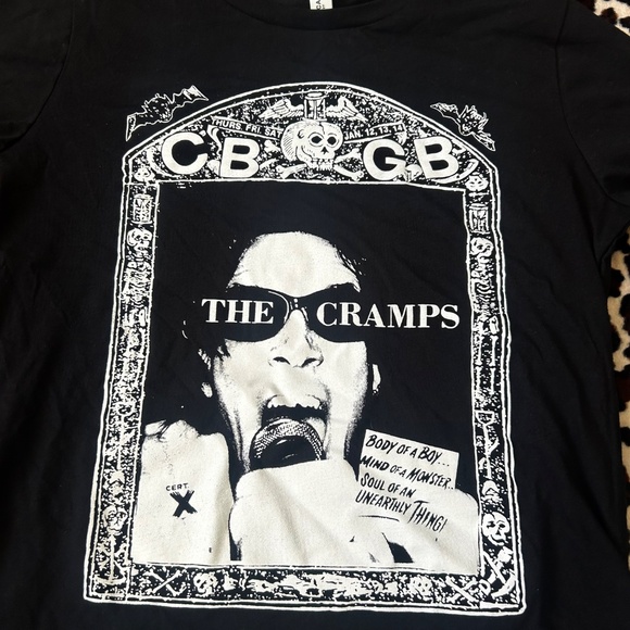 The Cramps Vintage CBGB Flyer Women's Tee - Picture 2 of 2